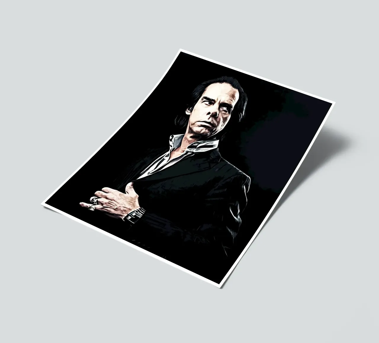 nick cave Art Print sticker sheet by music soul