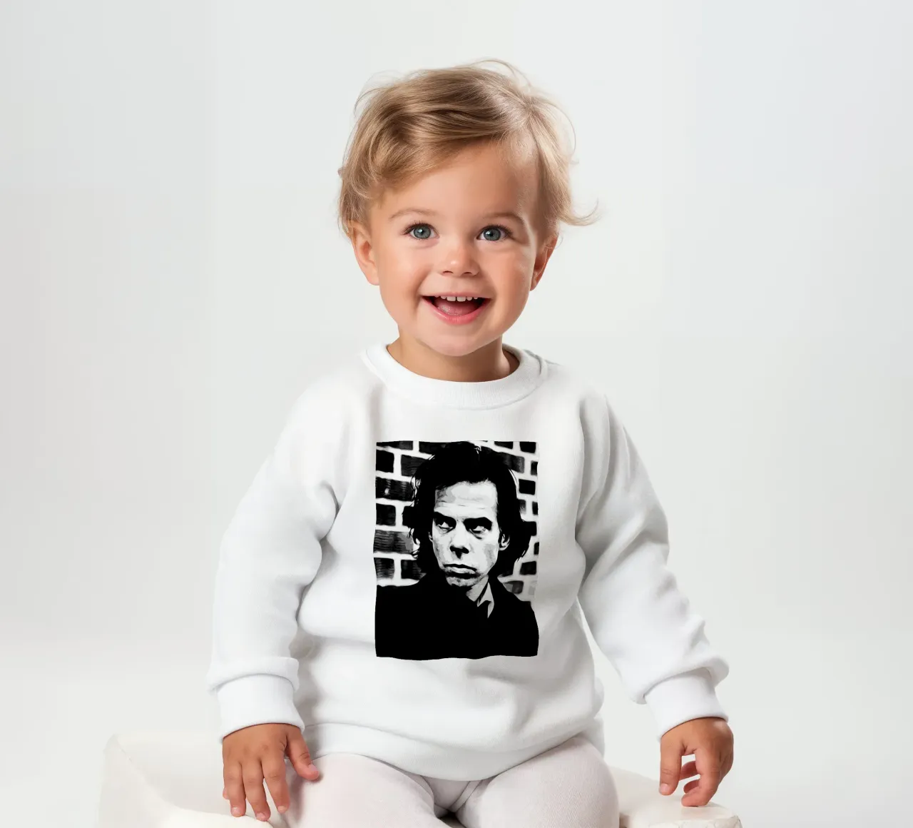 nick cave 2 Art Print baby sweatshirt by music soul