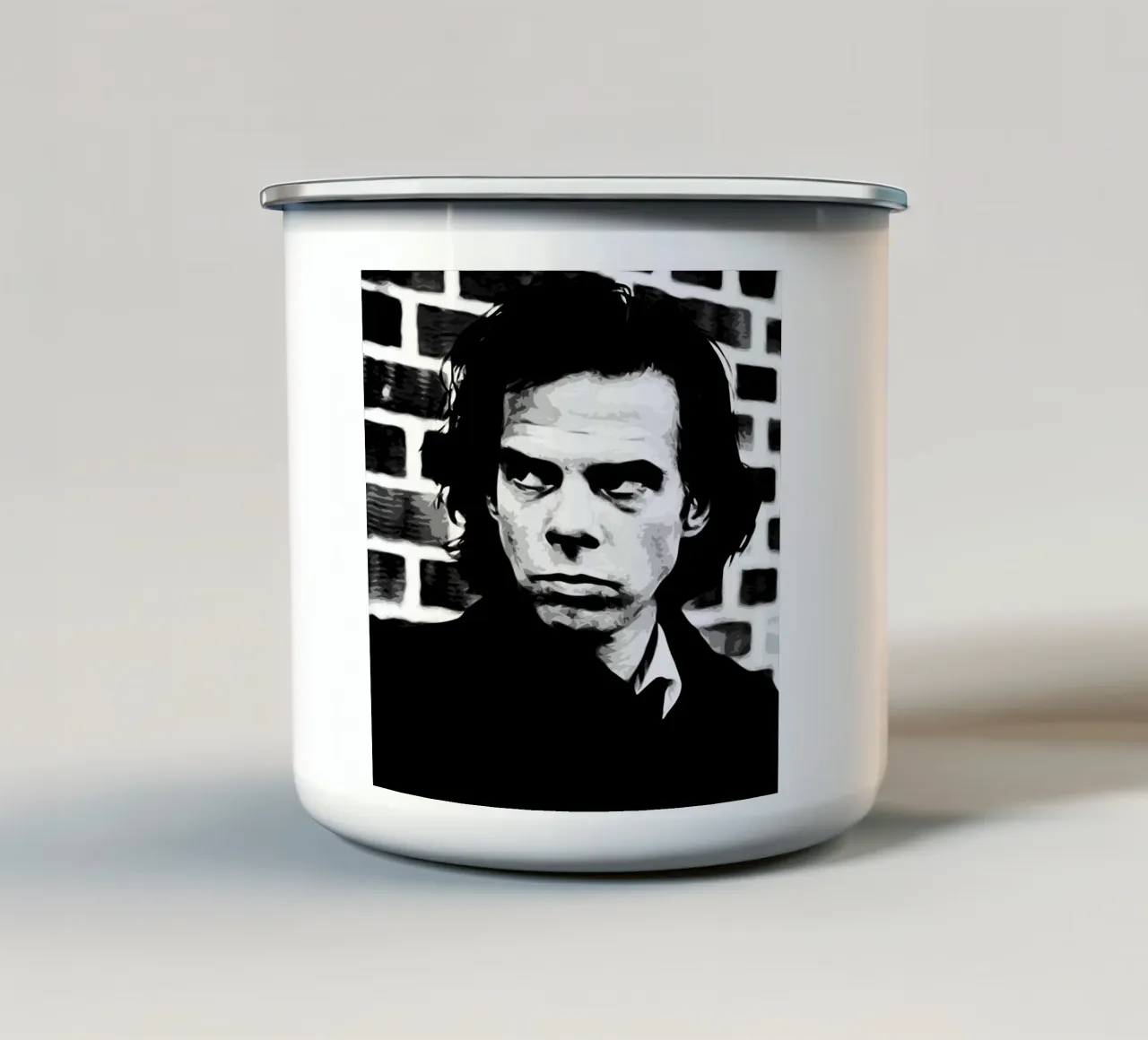 nick cave 2 Kunstdruk emaille mok van music soul
