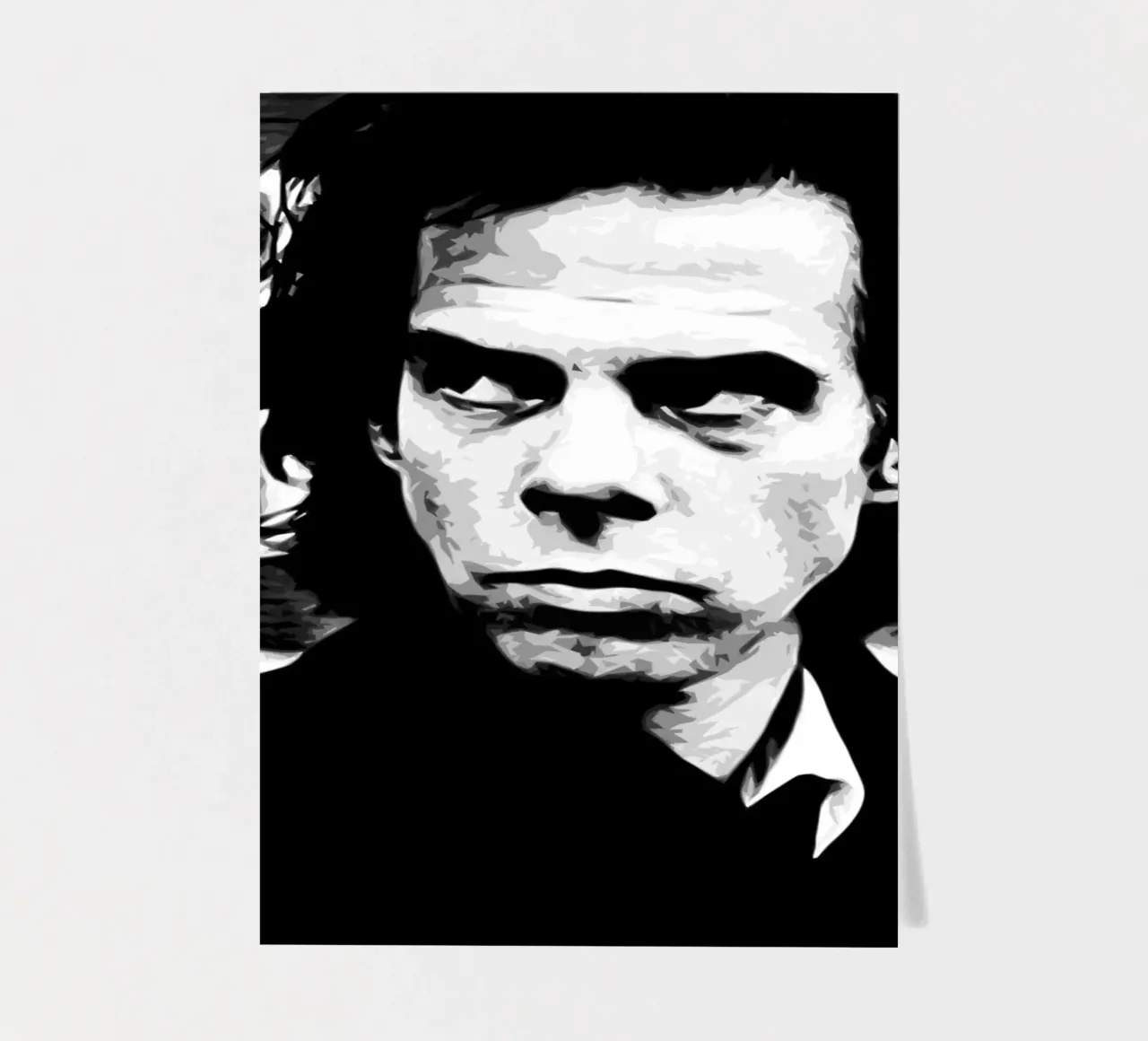 nick cave 2 Kunstdruk stickervel van music soul
