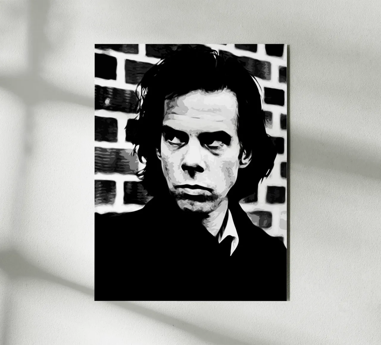 nick cave 2 Art Print alu-dibond by music soul