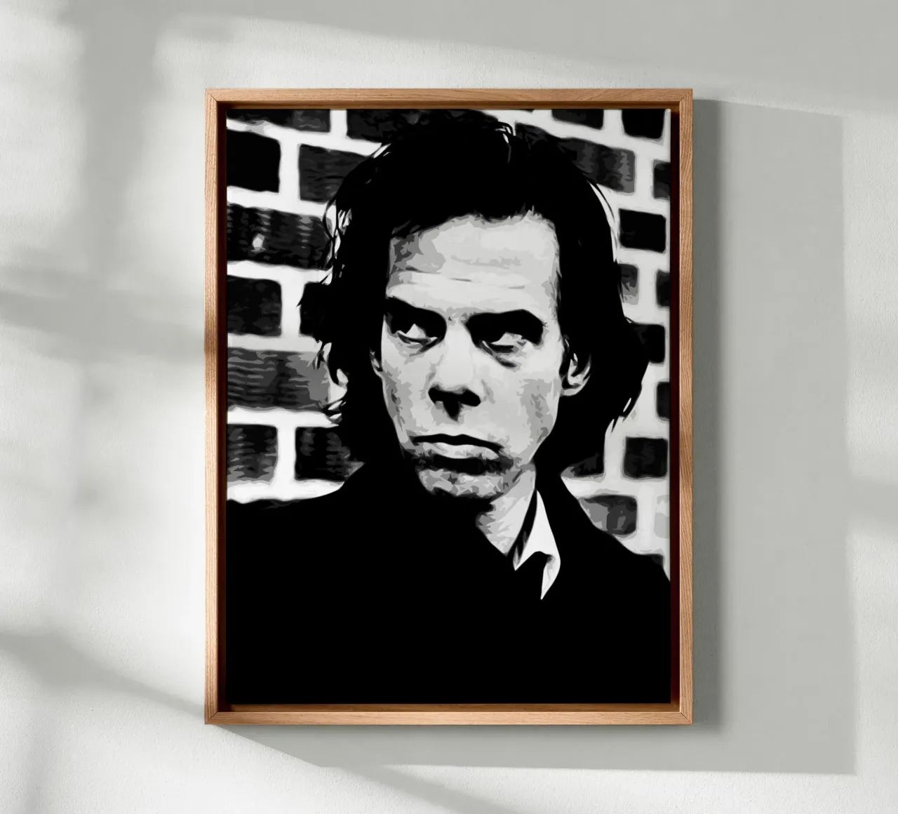 nick cave 2 Art Print canvas by music soul