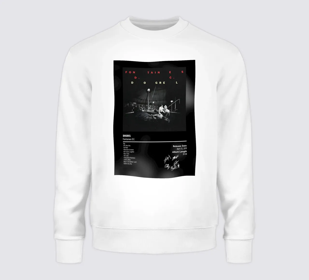 Dogrel By Fontaines D.C. felpa da DGUnder