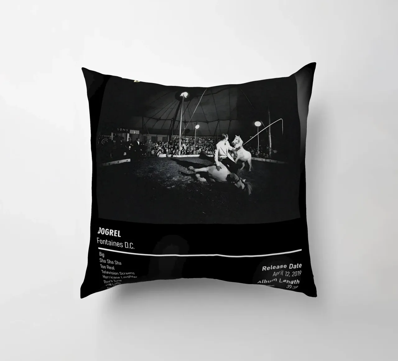 Dogrel By Fontaines D.C. cuscino da DGUnder