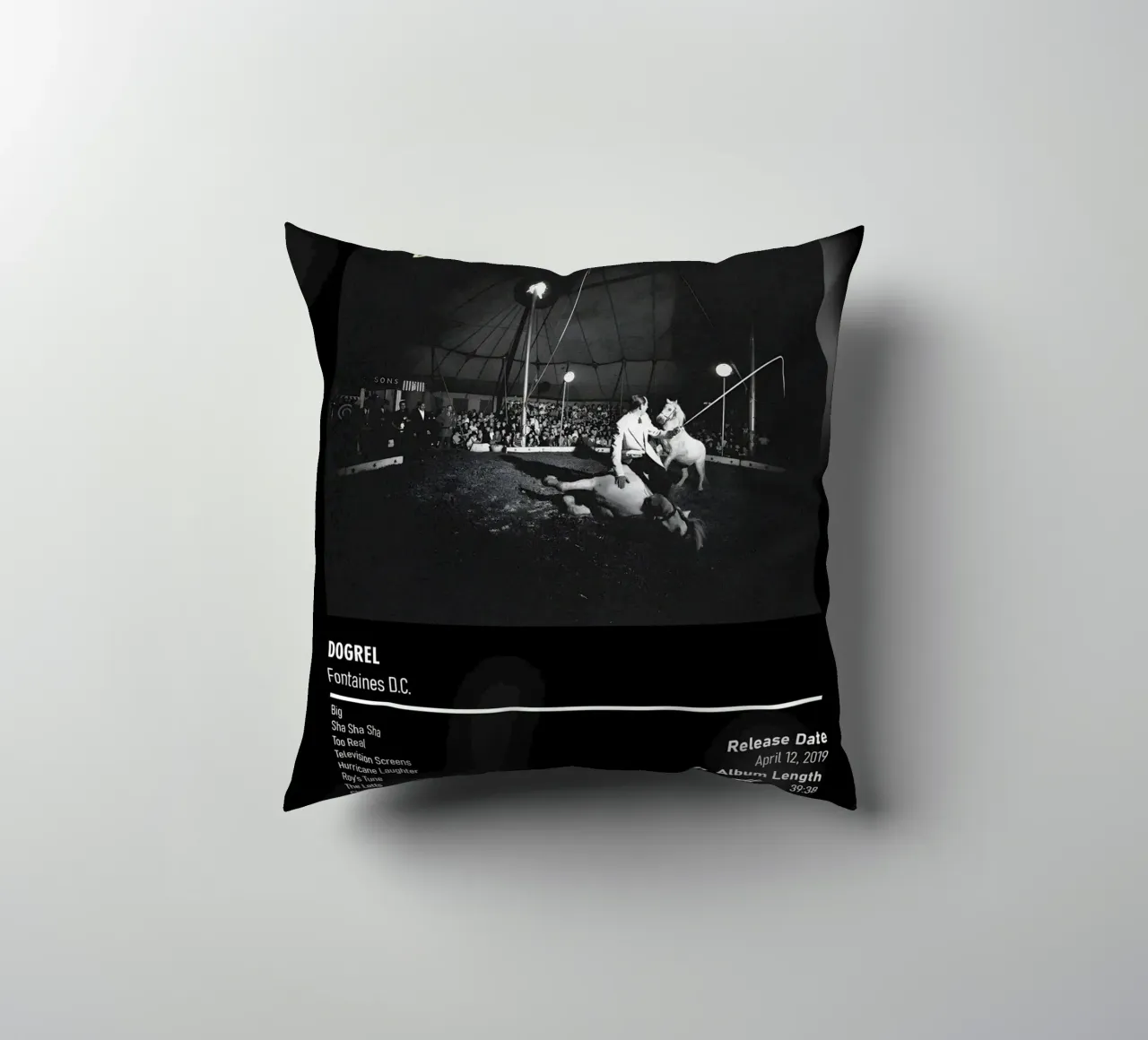 Dogrel By Fontaines D.C. cuscino da DGUnder