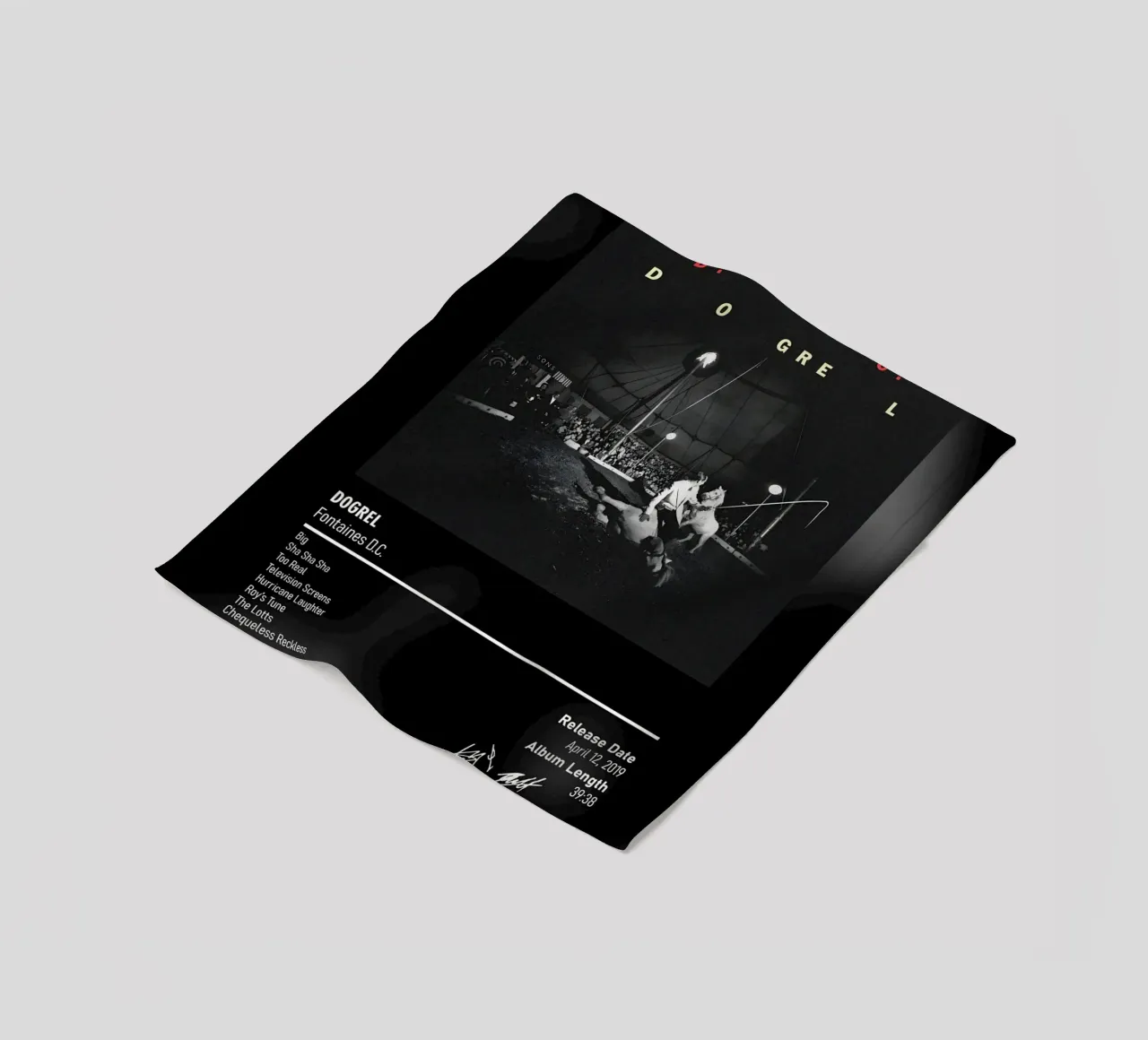 Dogrel By Fontaines D.C. coperta in pile da DGUnder