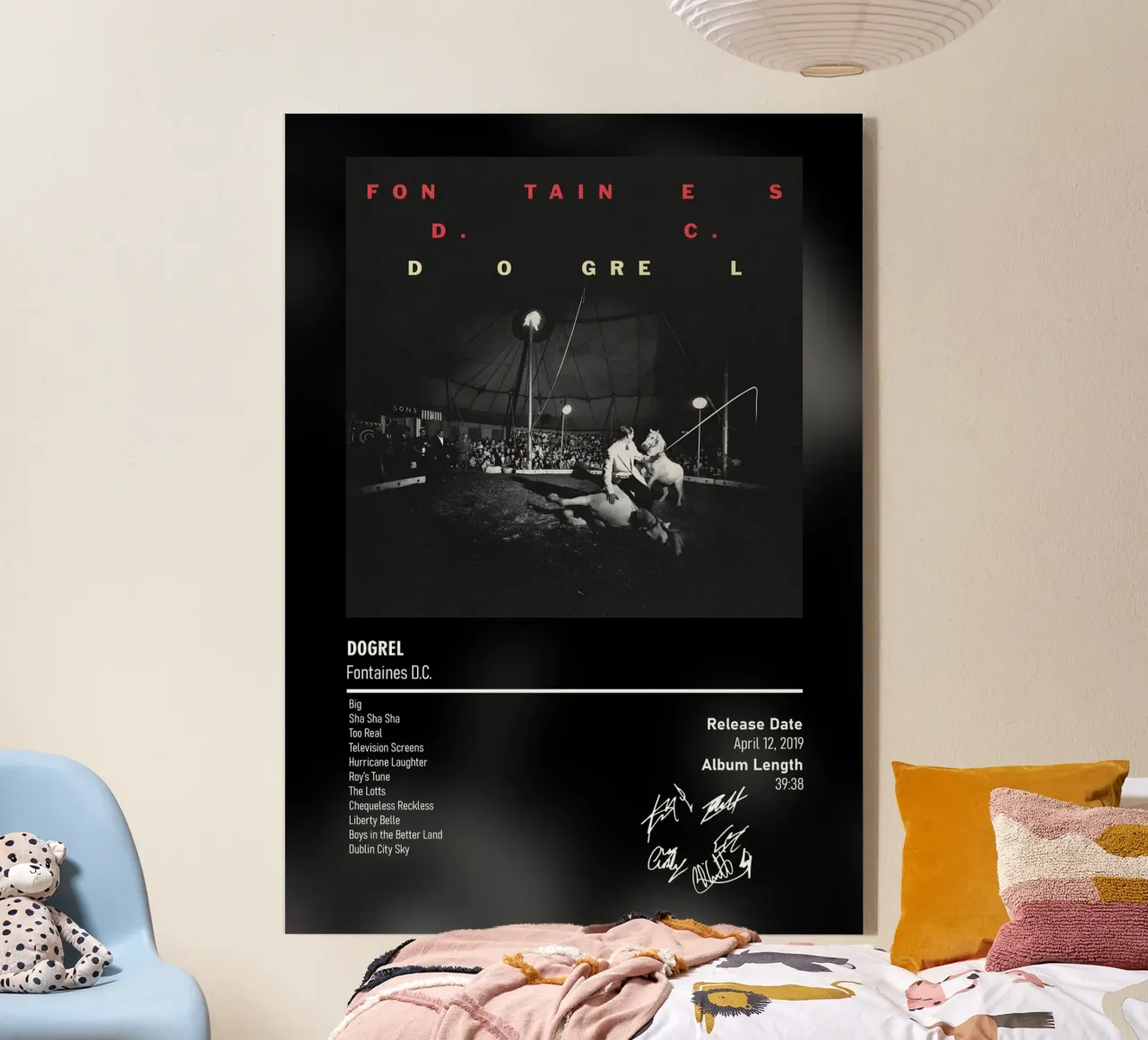 Dogrel By Fontaines D.C. plexiglass da DGUnder
