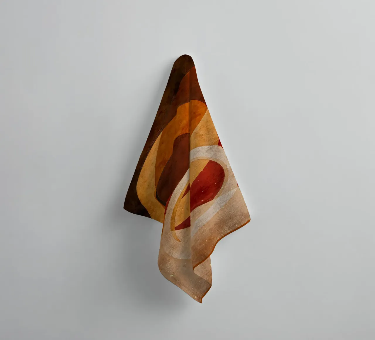 Orbite d'autunno asciugamano da bagno da Modern Geometry