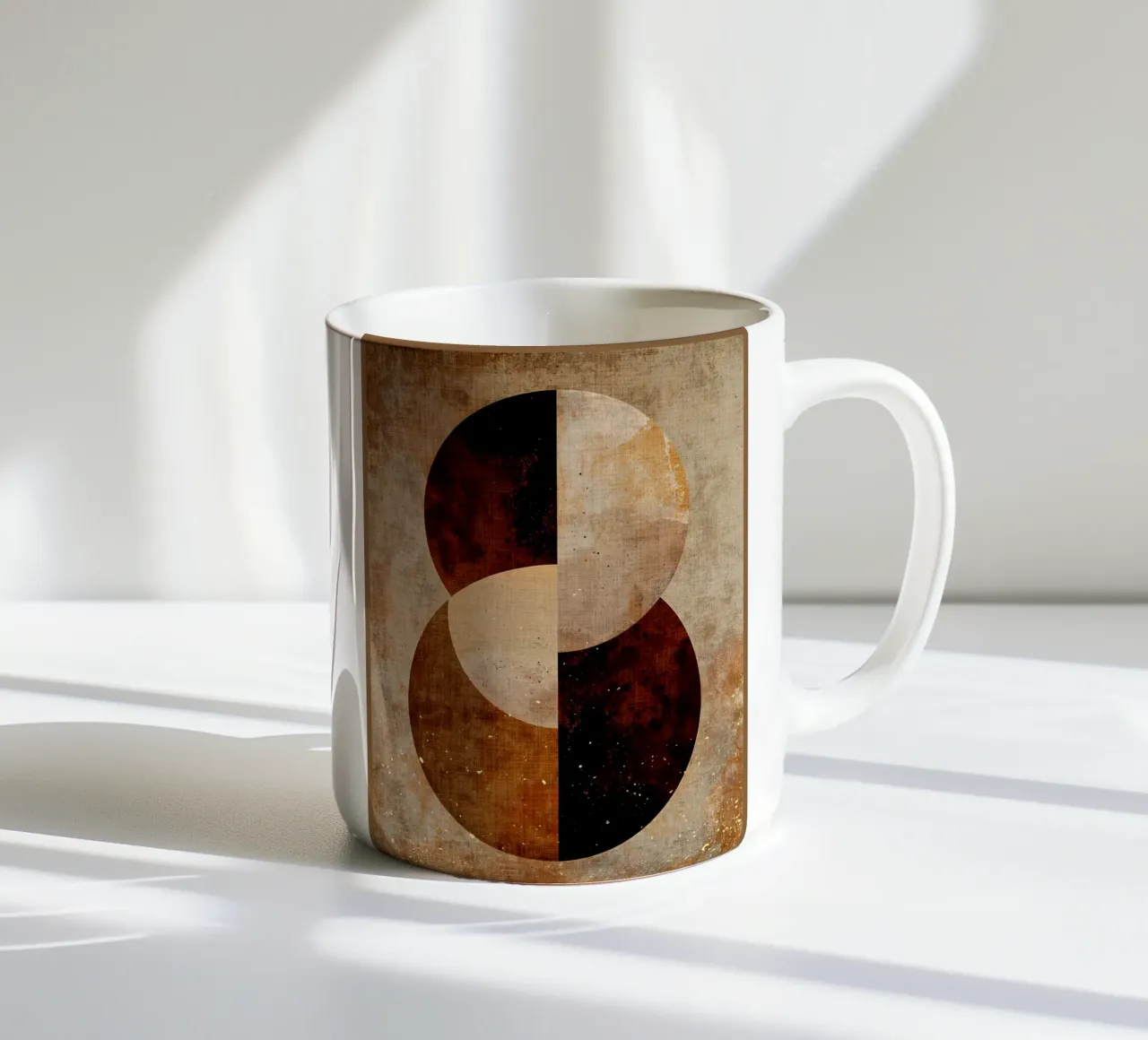 Sfere equilibrate1 tazza in ceramica da Modern Geometry