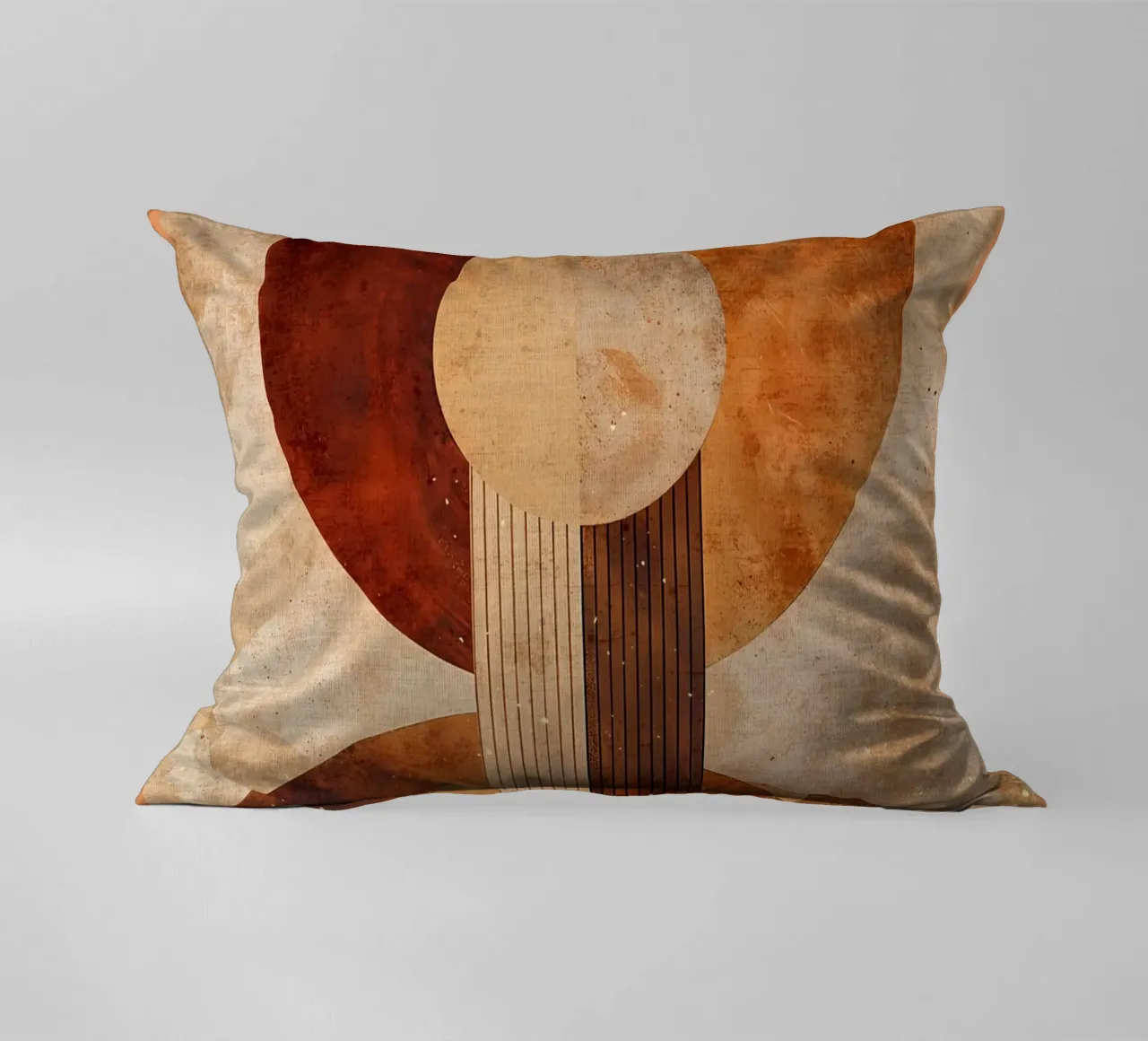 Mezzelune di rame cuscino da Modern Geometry
