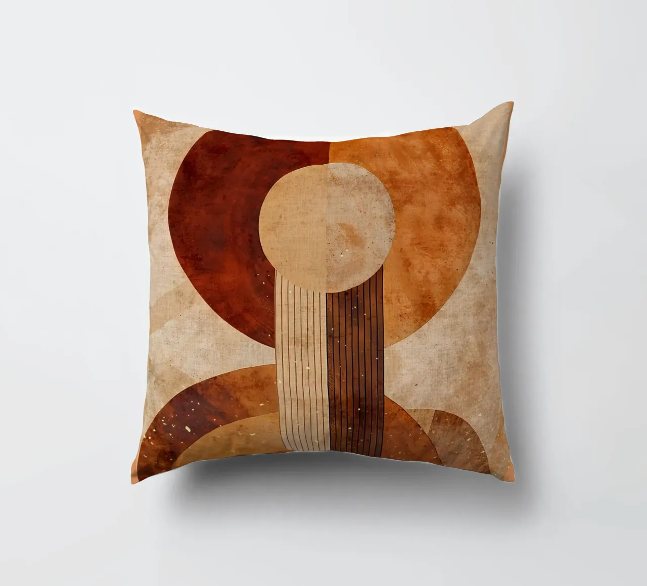 Mezzelune di rame cuscino da Modern Geometry