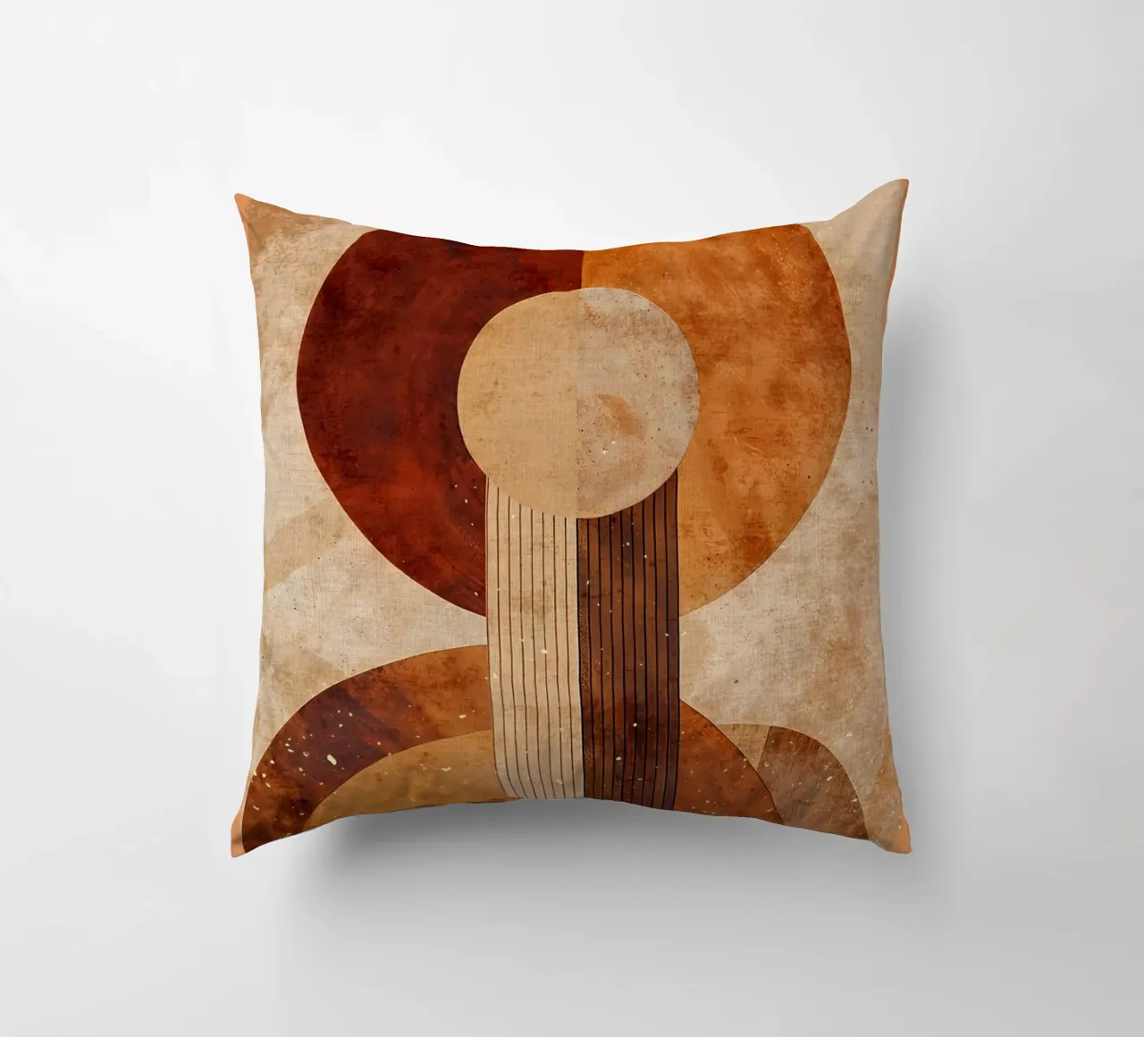 Mezzelune di rame cuscino da Modern Geometry