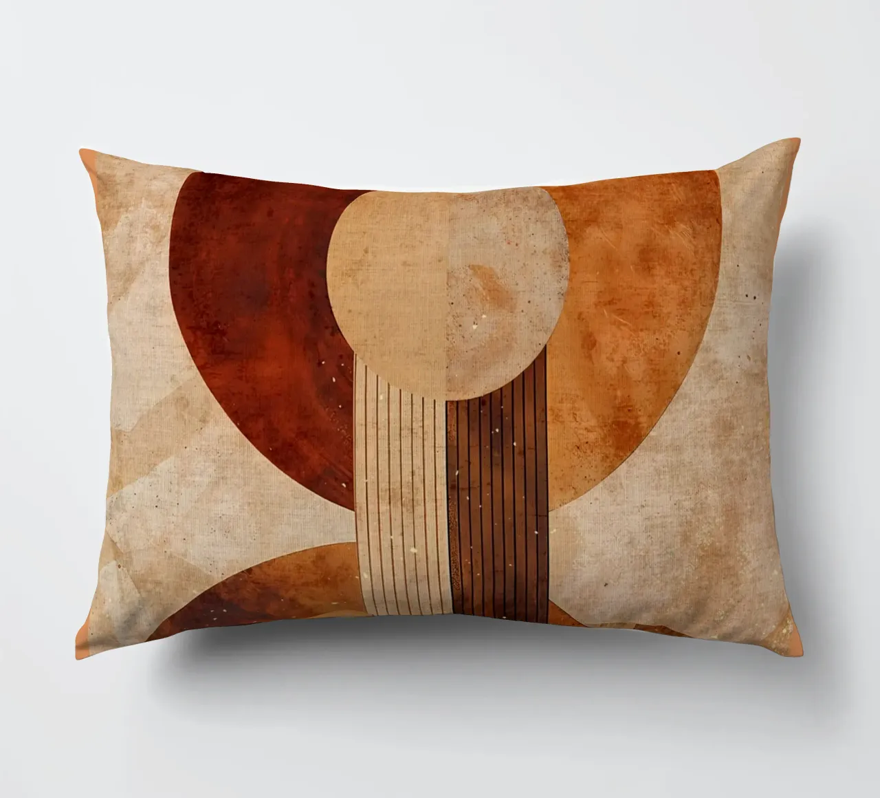 Mezzelune di rame cuscino da Modern Geometry