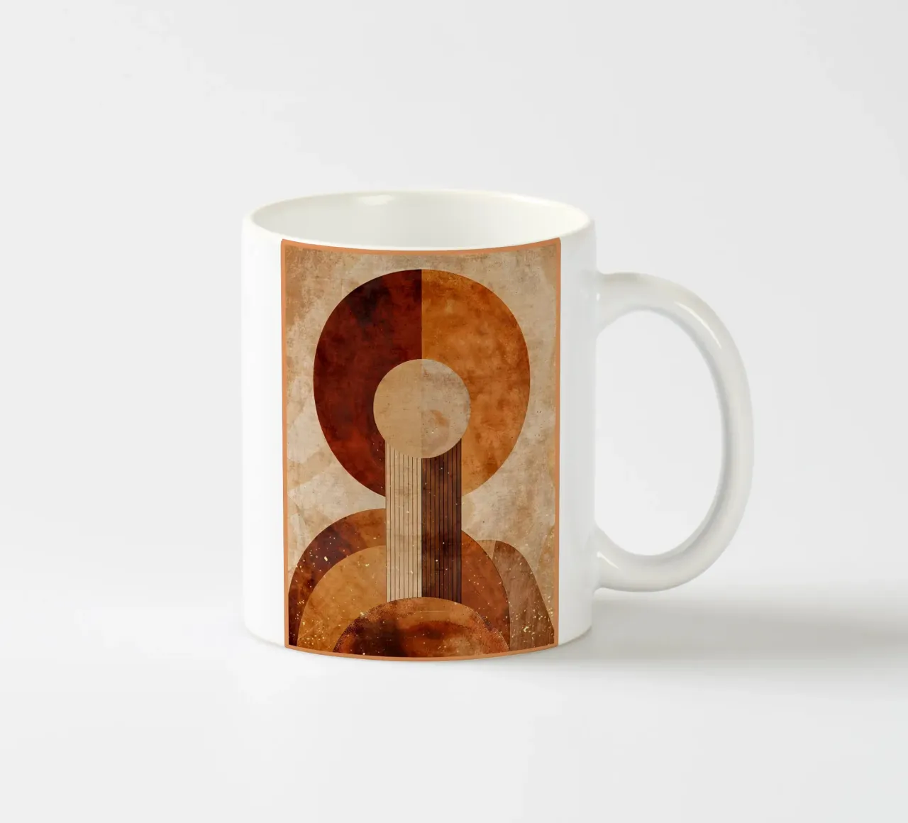 Mezzelune di rame tazza in ceramica da Modern Geometry