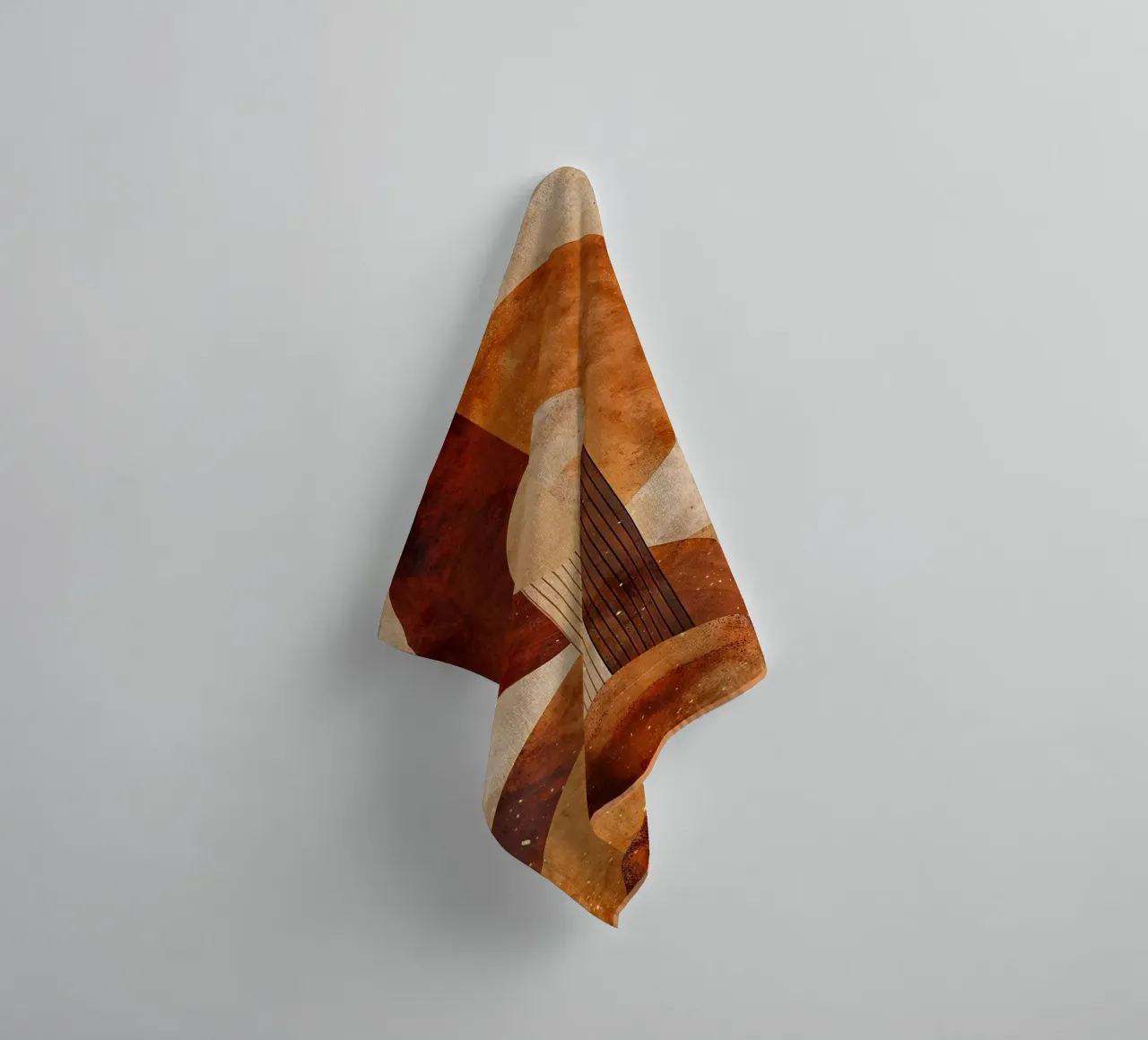 Mezzelune di rame asciugamano da bagno da Modern Geometry