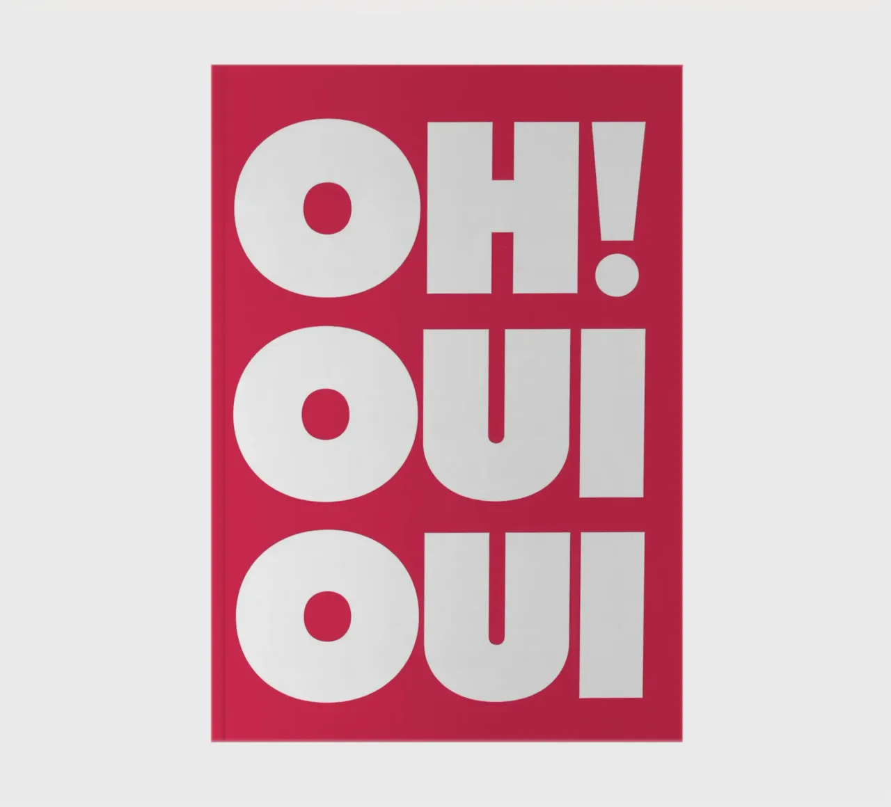 Oh Oui Oui notebook by Attaboy Dsgn