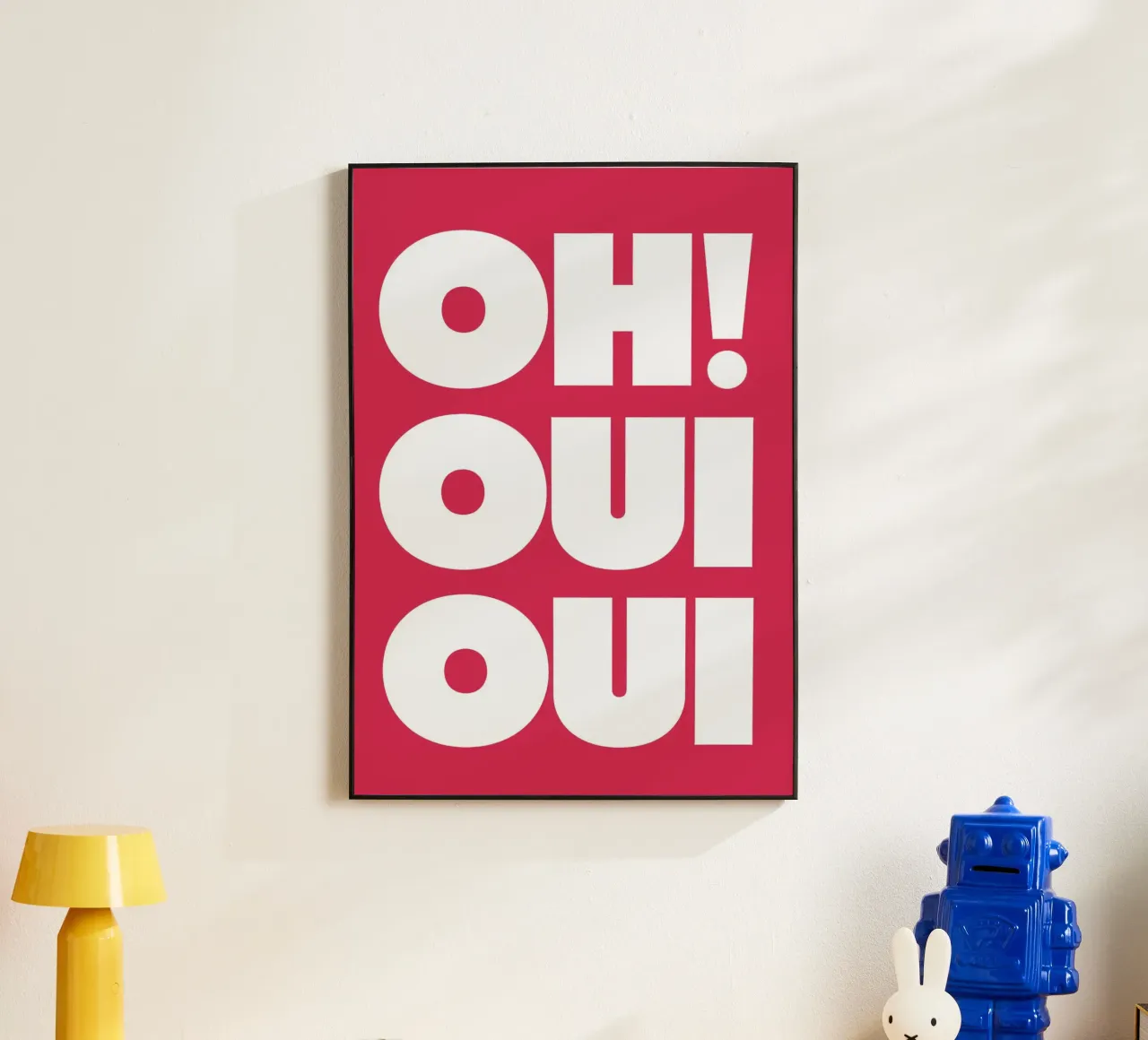 Oh Oui Oui alu dibond de Attaboy Dsgn