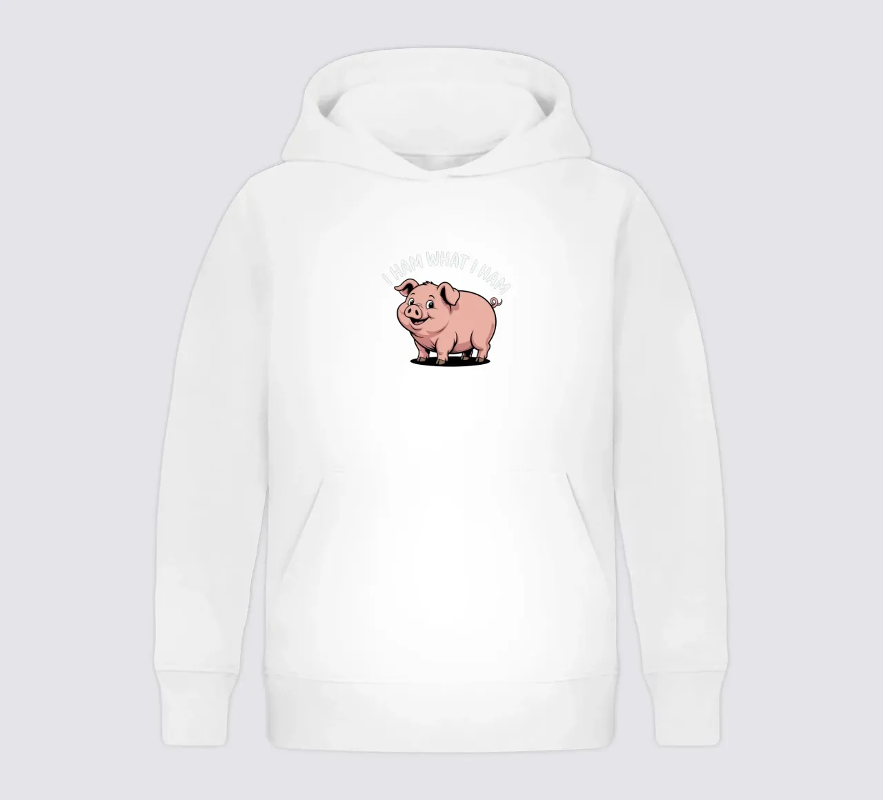 I HAM WHAT I HAM felpa bambino con cappuccio da edsonramosart