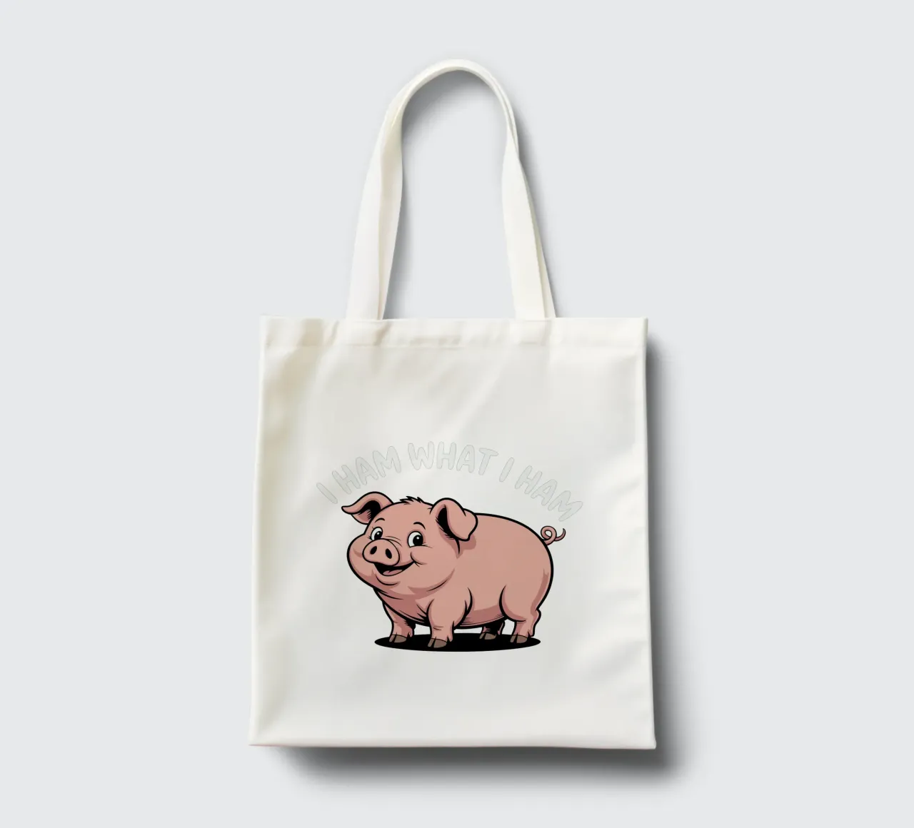 I HAM WHAT I HAM borsa in juta da edsonramosart