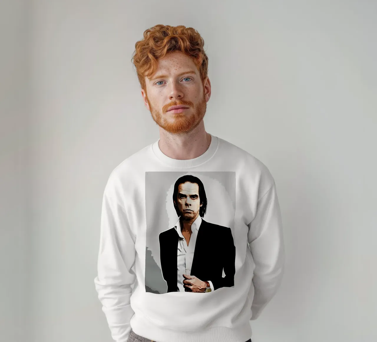 nick cave 1 Stampa d'arte felpa da music soul