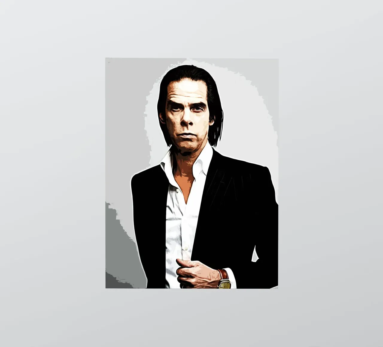 nick cave 1 Impresión artística pegatina de music soul