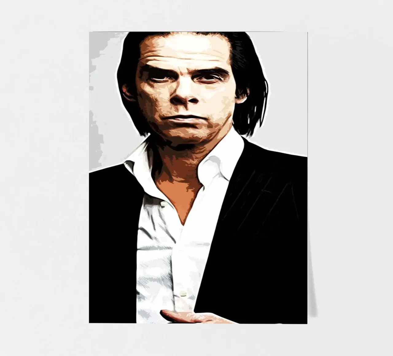 nick cave 1 Art Print planche autocollant de music soul