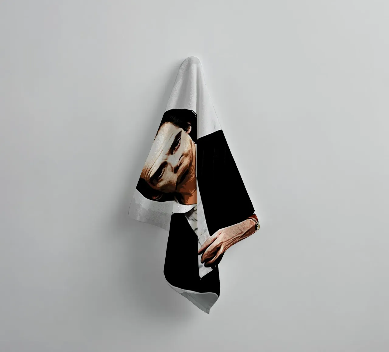 nick cave 1 Art Print towel by music soul
