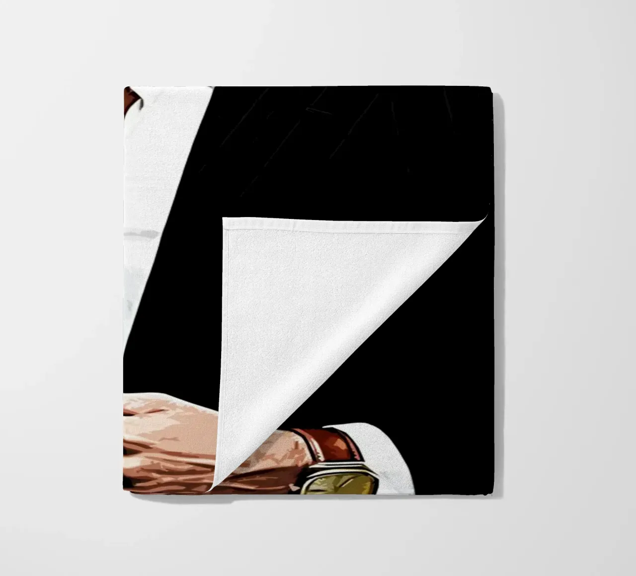 nick cave 1 Art Print beach towel by music soul