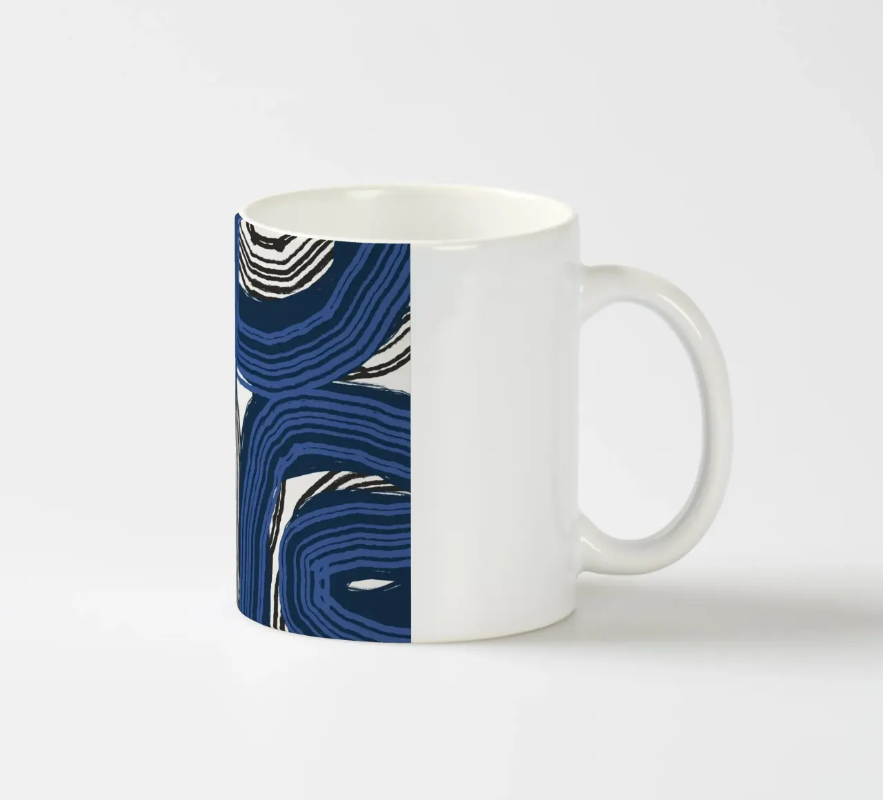 Astrazione delle linee 21 tazza in ceramica da Little Dean