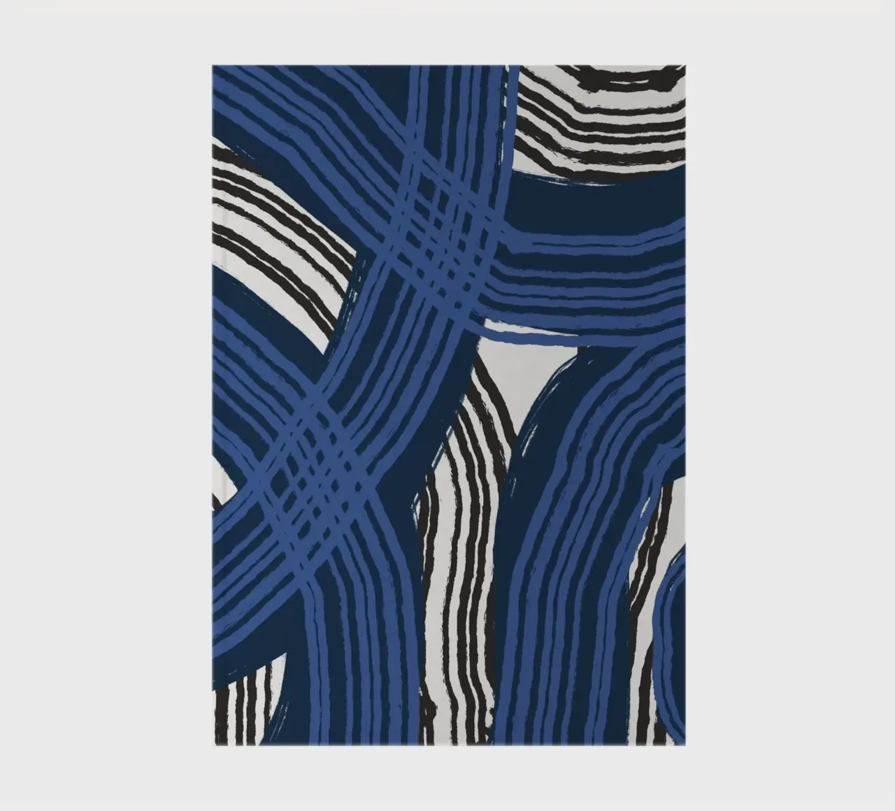 Line abstraction 21 notebook by Little Dean