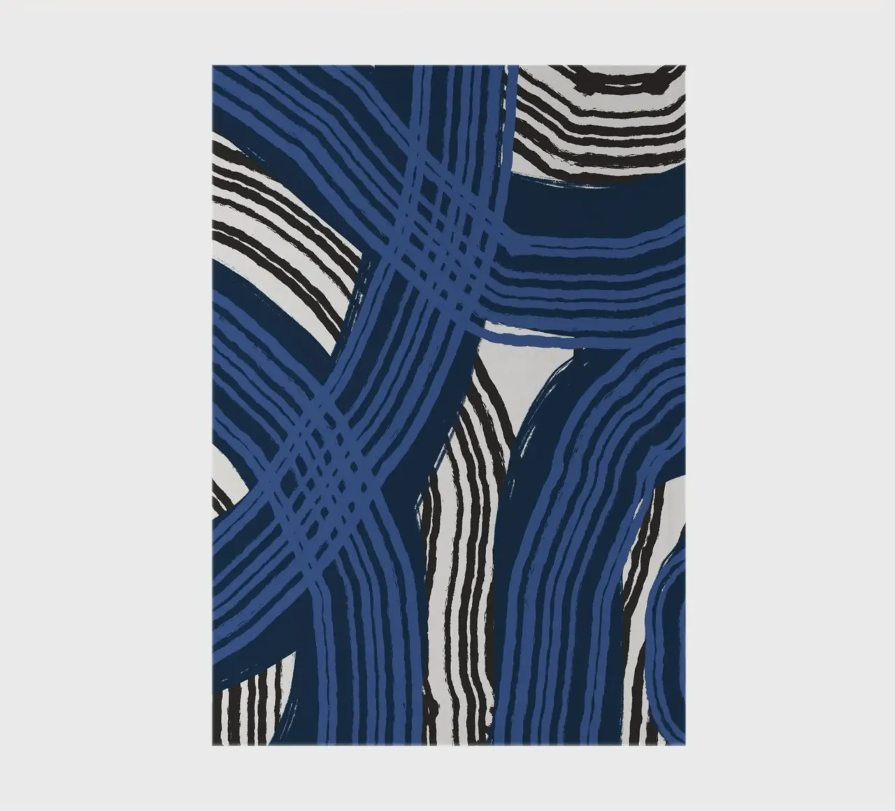 Line abstraction 21 notebook by Little Dean