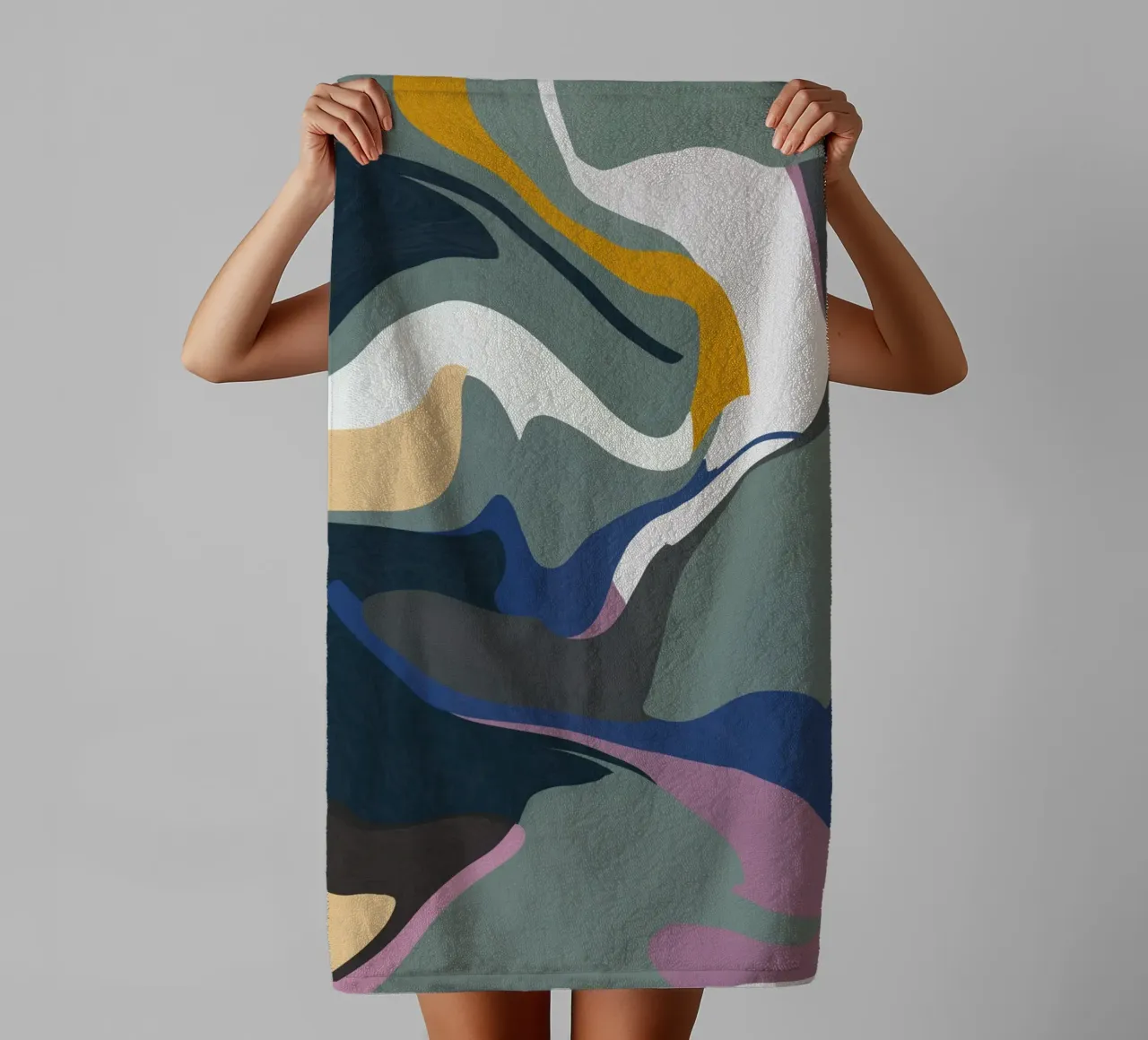 Liquify color towel by Little Dean