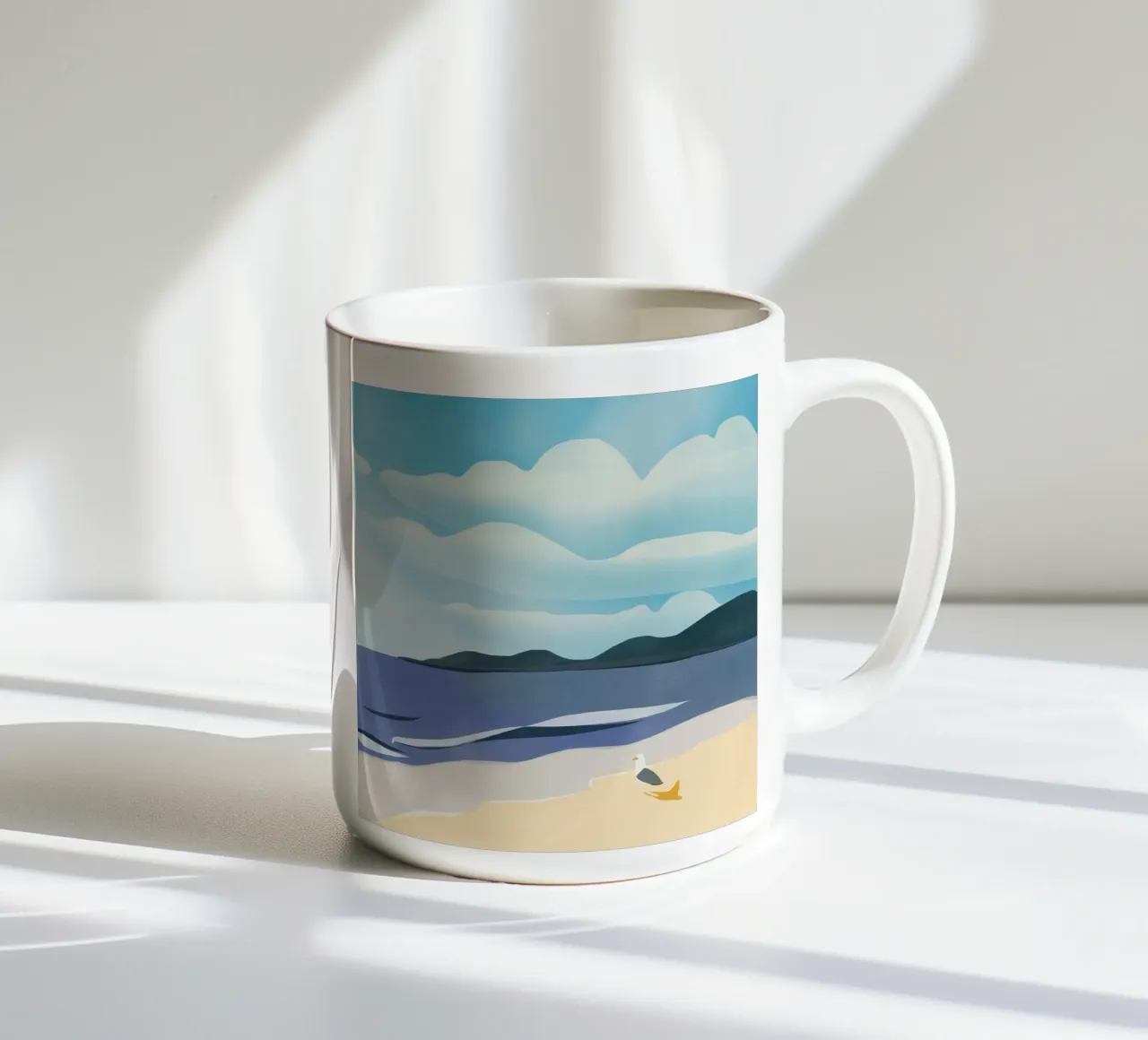 Pomeriggio da gabbiano tazza in ceramica da Little Dean