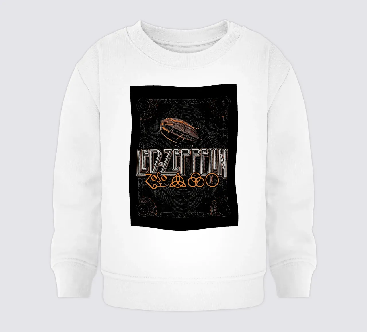 Art du groupe Led Zeppelin sweat pour bébé de vanhesling