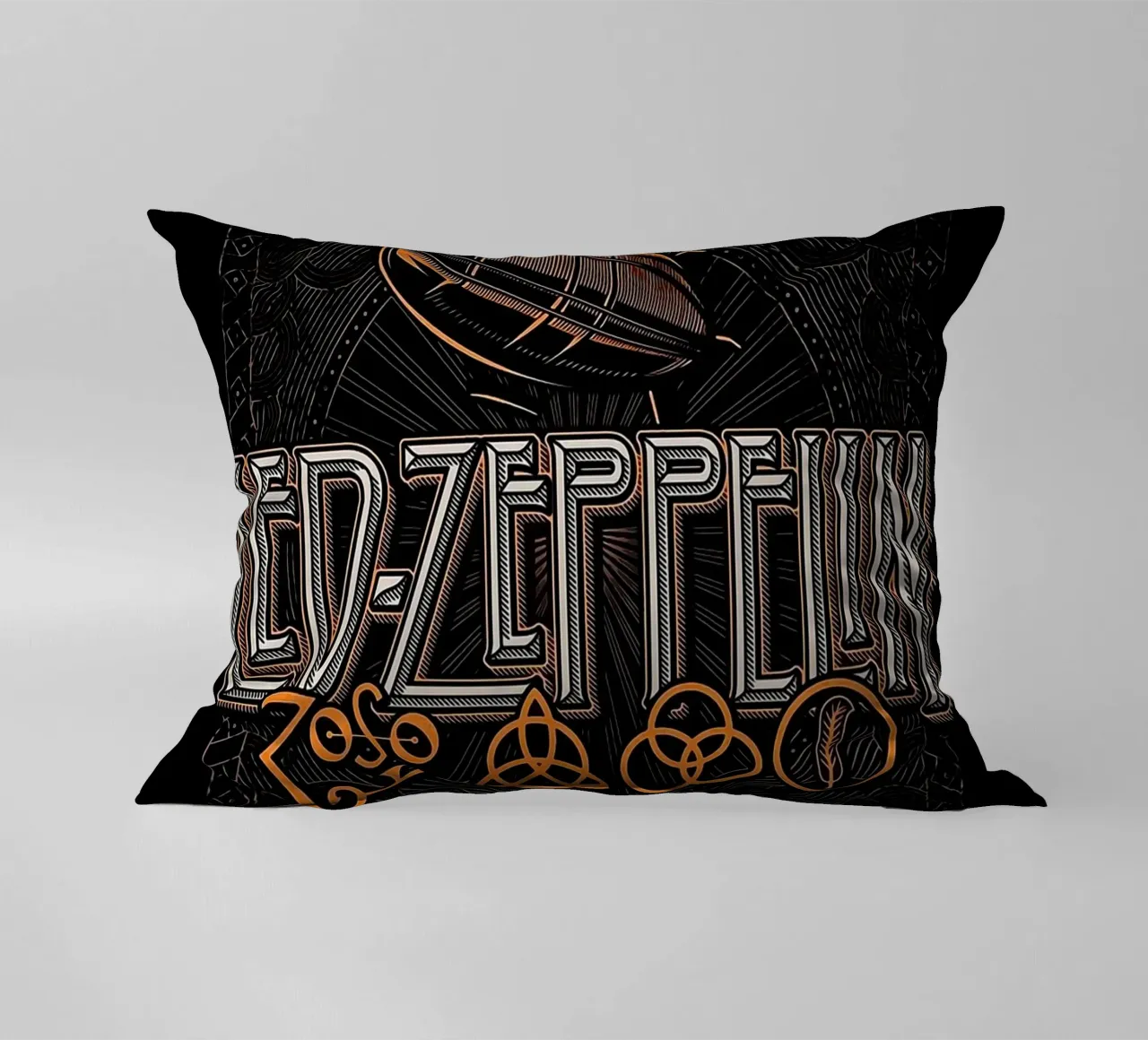 Art du groupe Led Zeppelin coussin de vanhesling