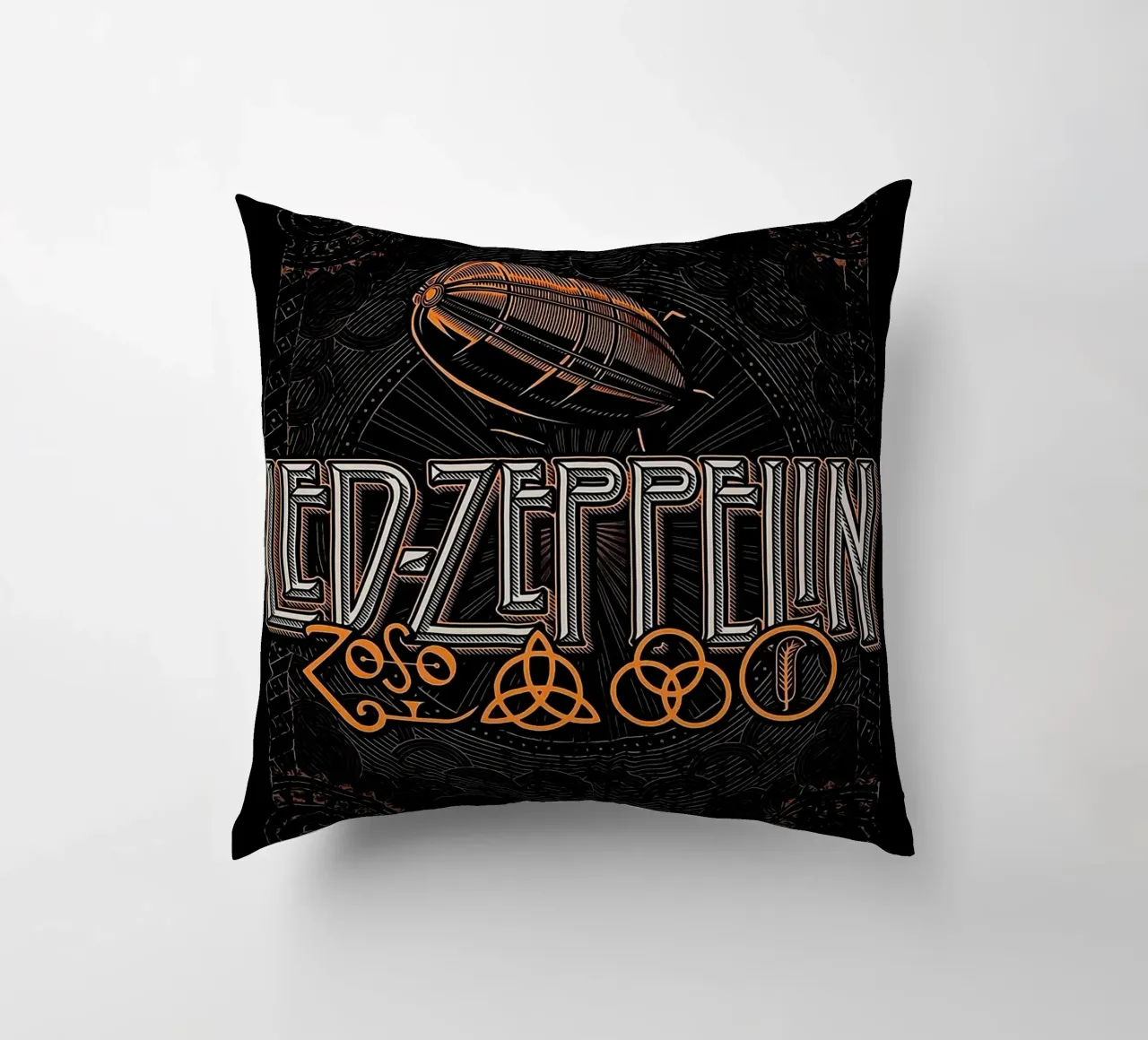 Art du groupe Led Zeppelin coussin de vanhesling