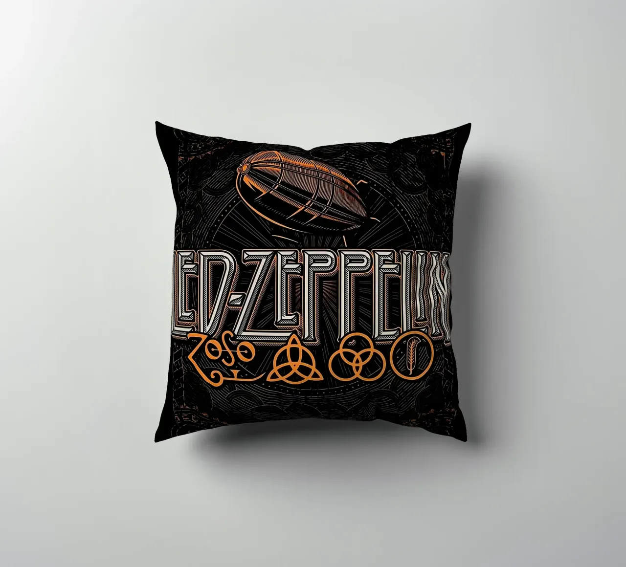 Art du groupe Led Zeppelin coussin de vanhesling