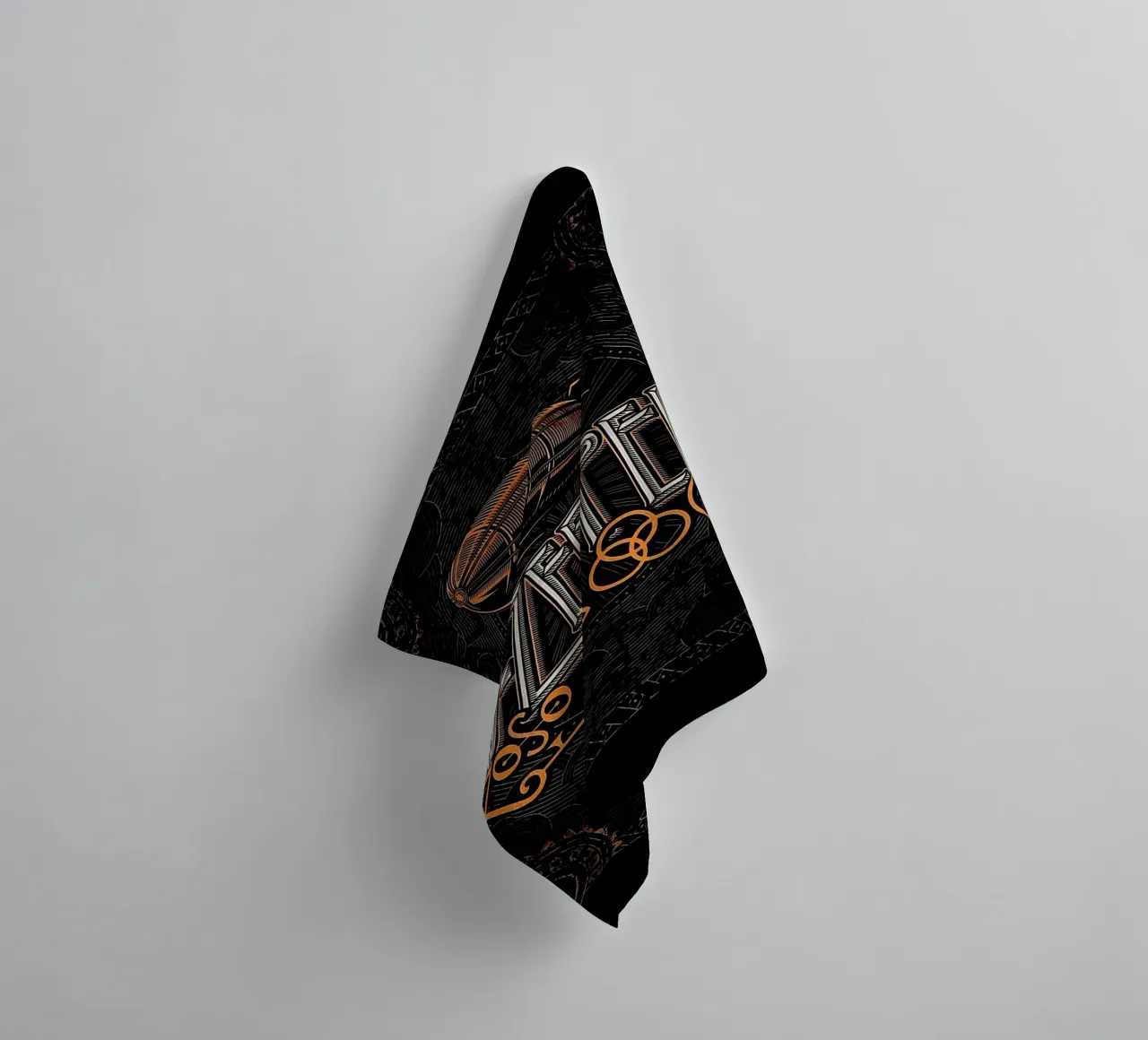 Art du groupe Led Zeppelin serviette de bain de vanhesling