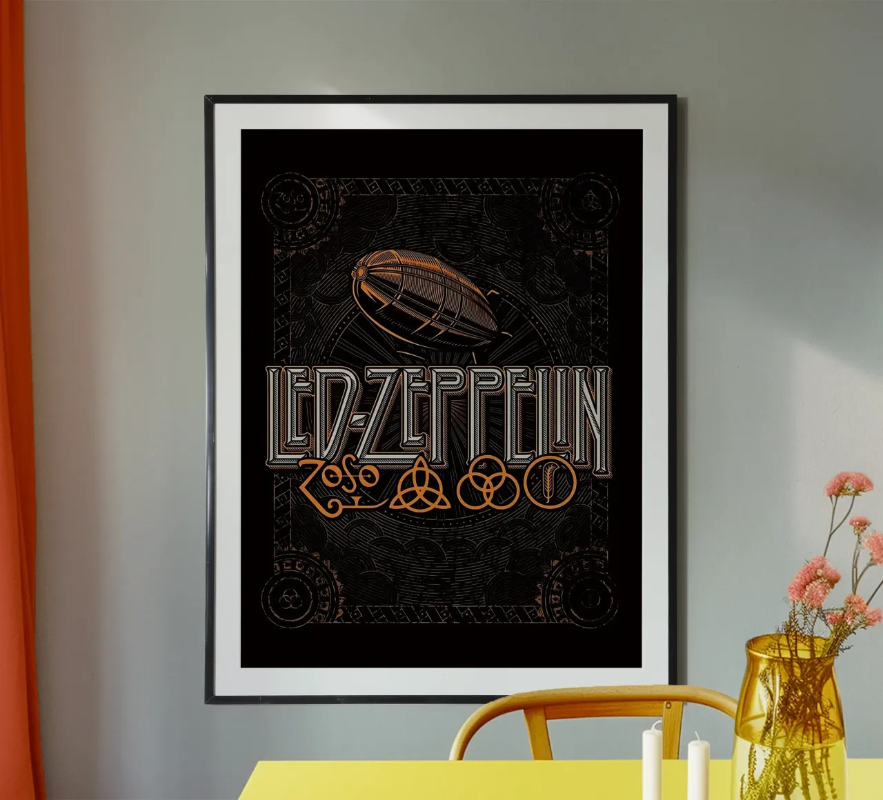 Art du groupe Led Zeppelin hahnemühle de vanhesling