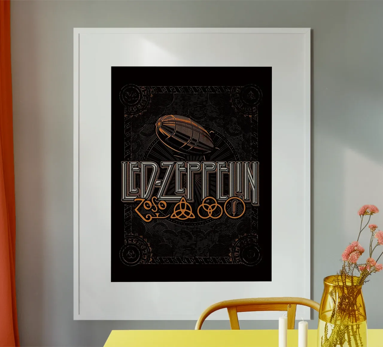 Art du groupe Led Zeppelin hahnemühle de vanhesling