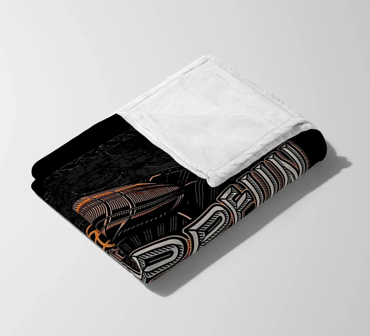 Arte della band dei Led Zeppelin coperta in pile da vanhesling