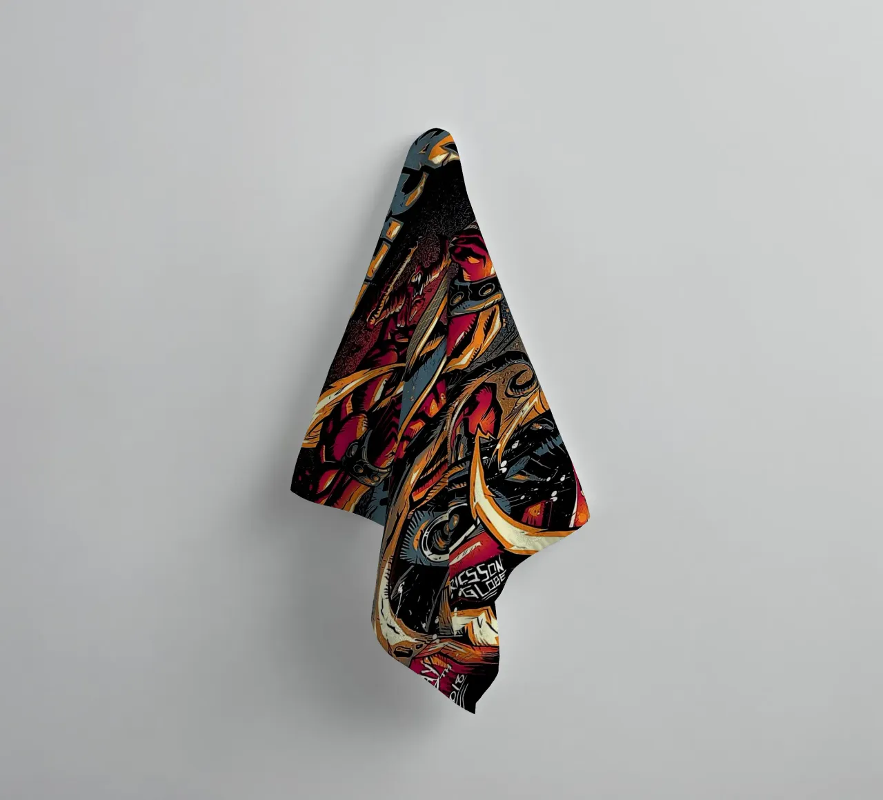 Art du groupe Metallica serviette de bain de vanhesling