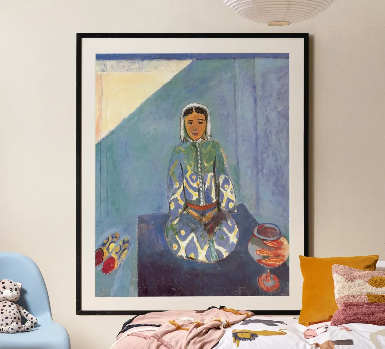 figura donna tradizionale poster da briyan shop
