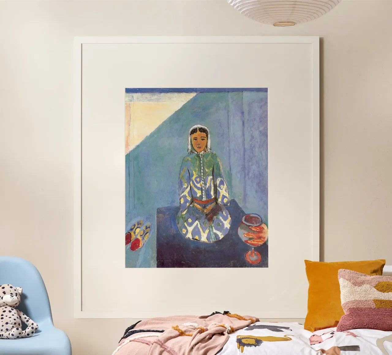 figura donna tradizionale poster da briyan shop