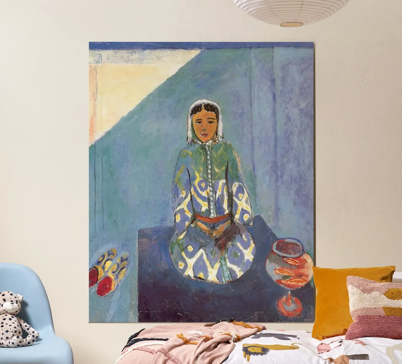figura donna tradizionale poster da briyan shop