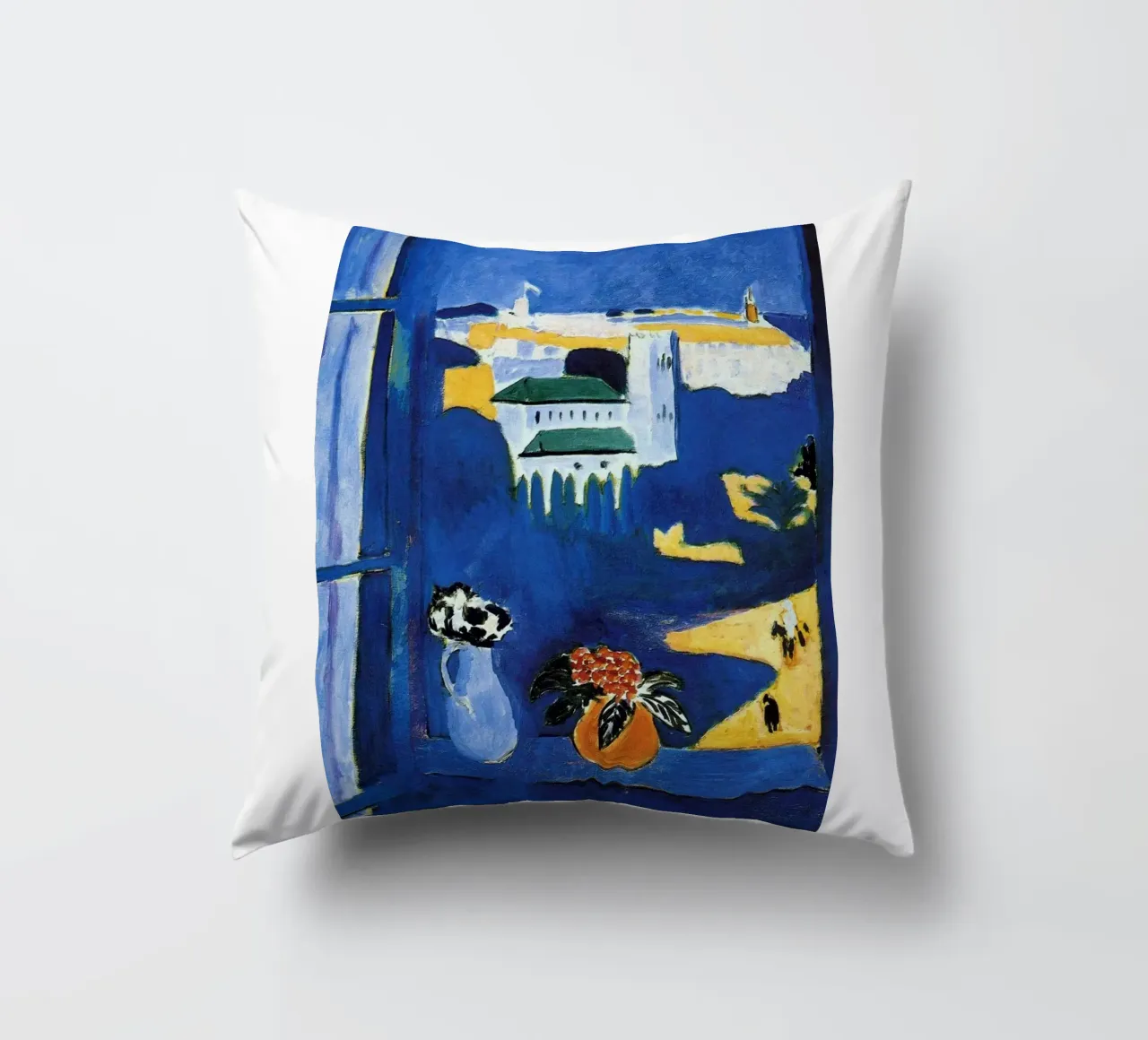 vue de la fenêtre de toit coussin de briyan shop