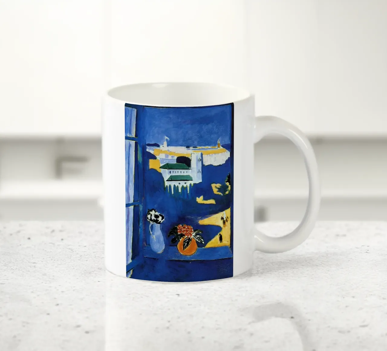 vue de la fenêtre de toit mug en céramique de briyan shop