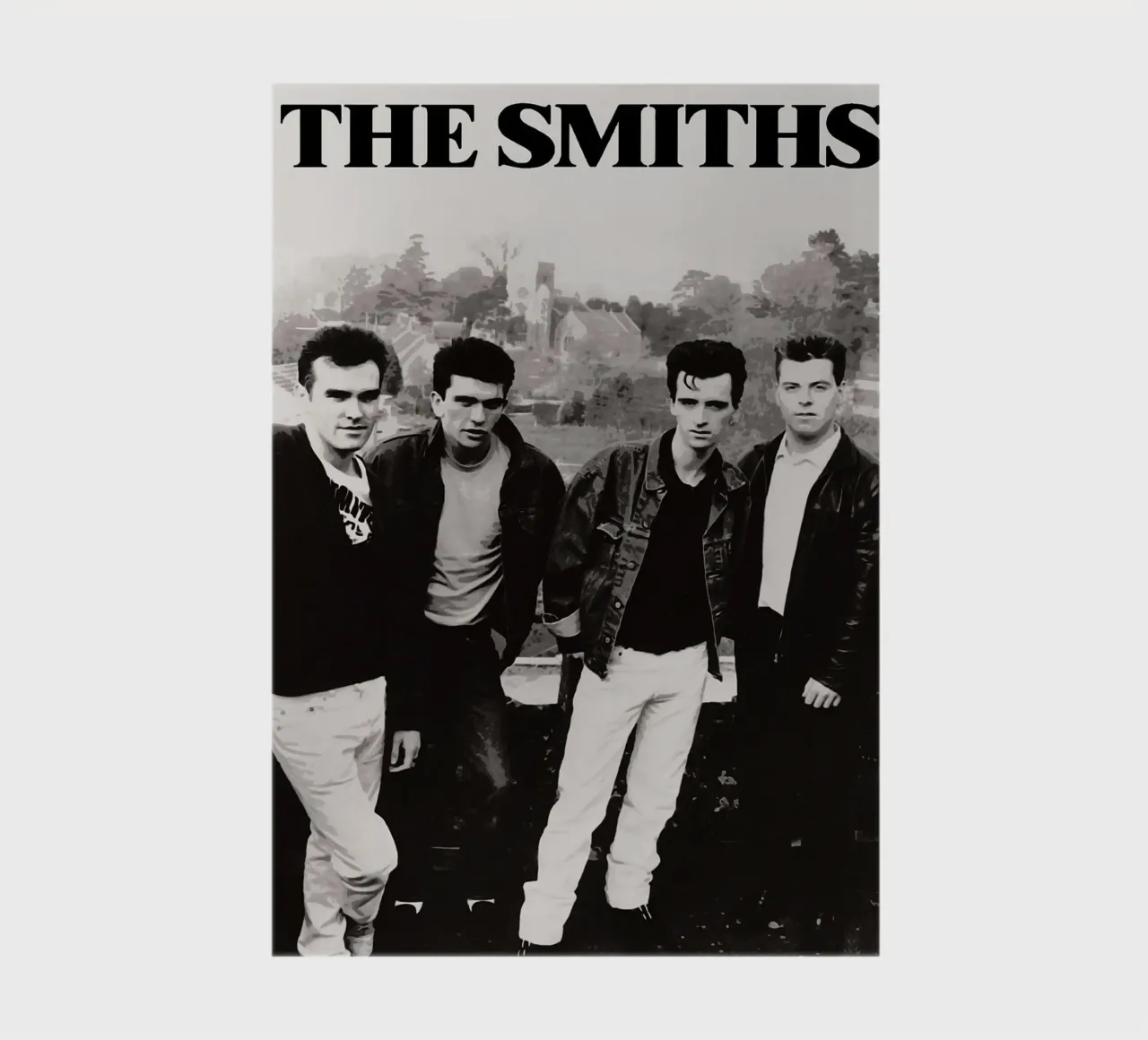 Le groupe The Smiths carnet de notes de vanhesling