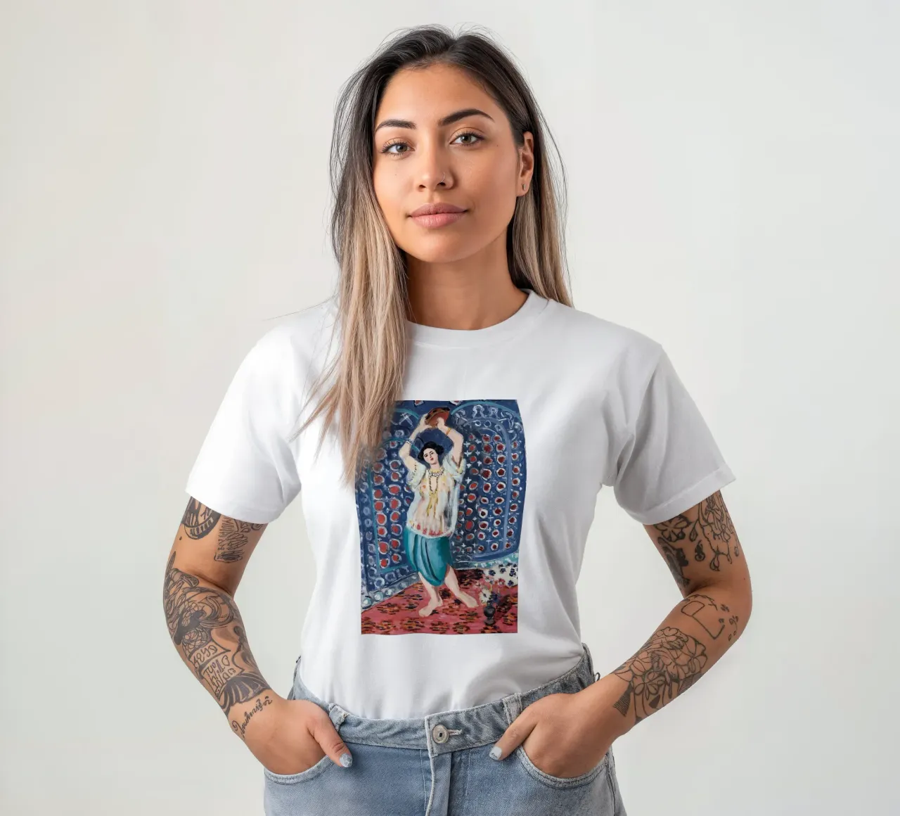 beautiful female dancer t-shirt by briyan shop