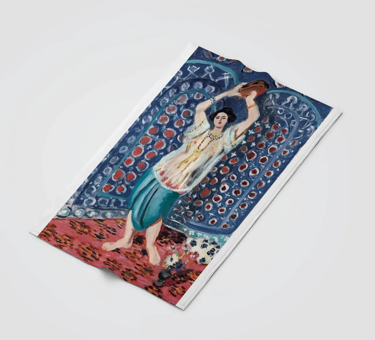 beautiful female dancer fleece blanket by briyan shop